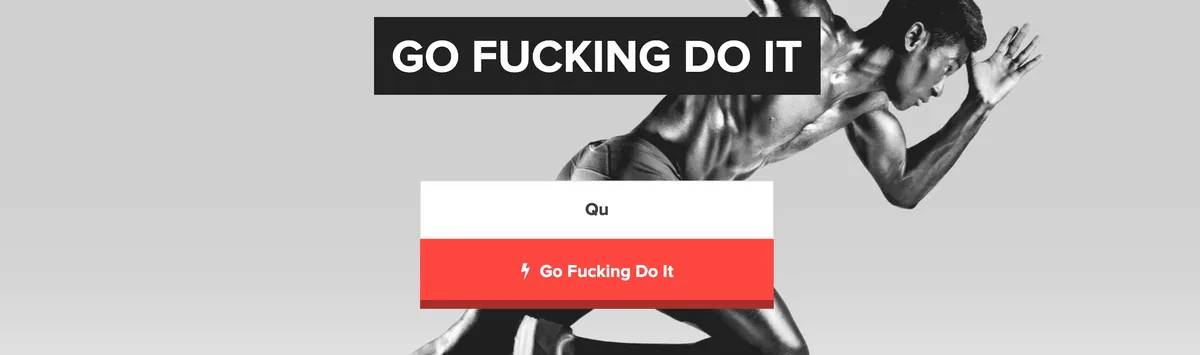 Go Fucking Do It cover
