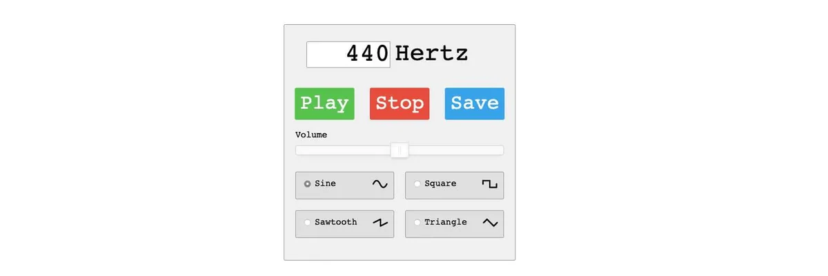 Online Tone Generator cover