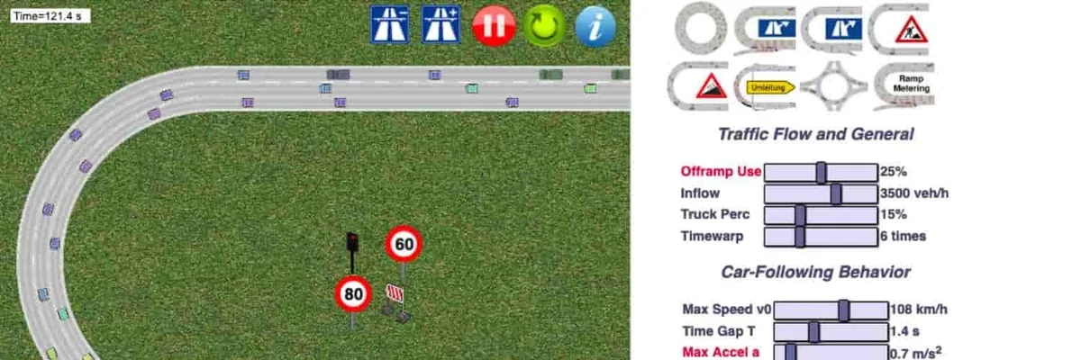 Traffic simulation cover