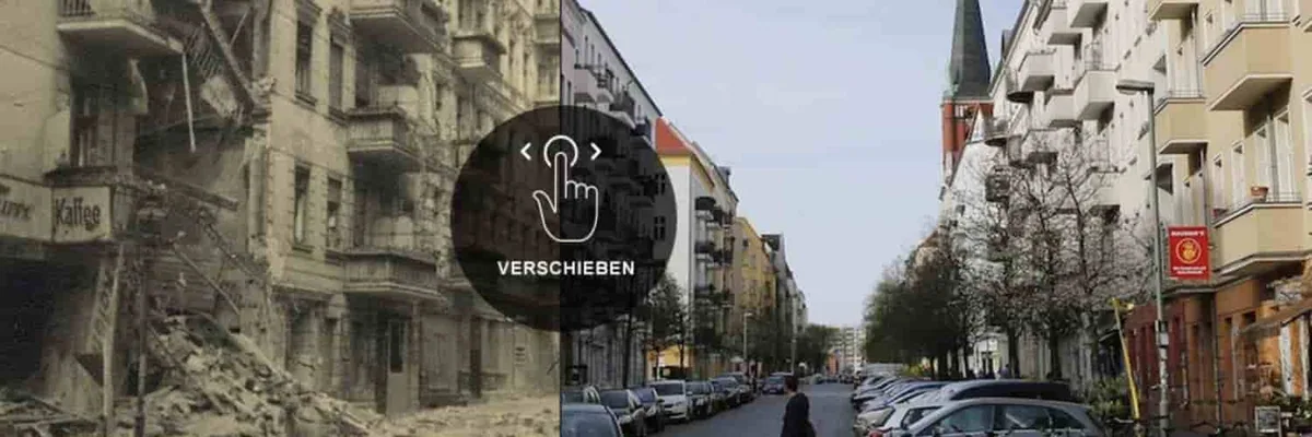 Berlin 1945 and today cover
