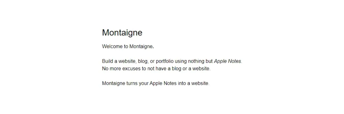 Montaigne cover