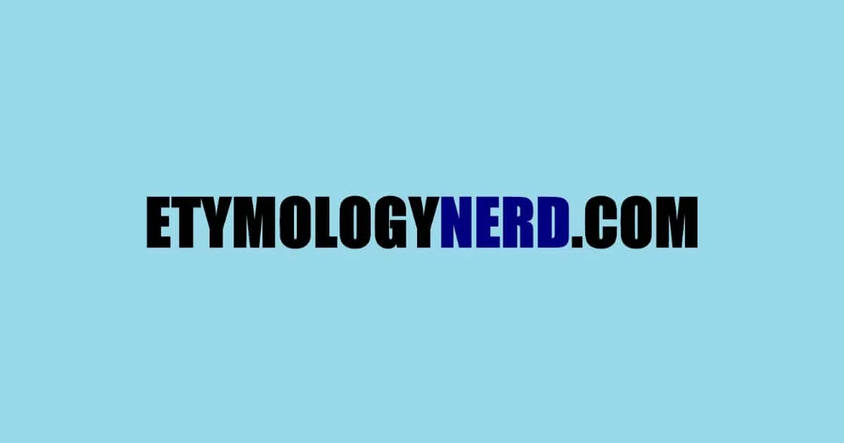 The Etymology Nerd cover