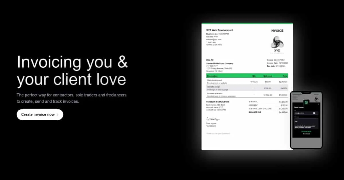 Simpler Invoice cover